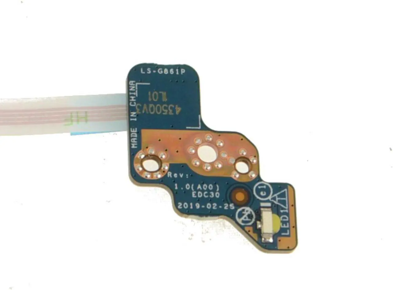 Alt view image 2 of 2 - Dell OEM Latitude 7300 Status Indicator LED Circuit Board  Cable JVD8W