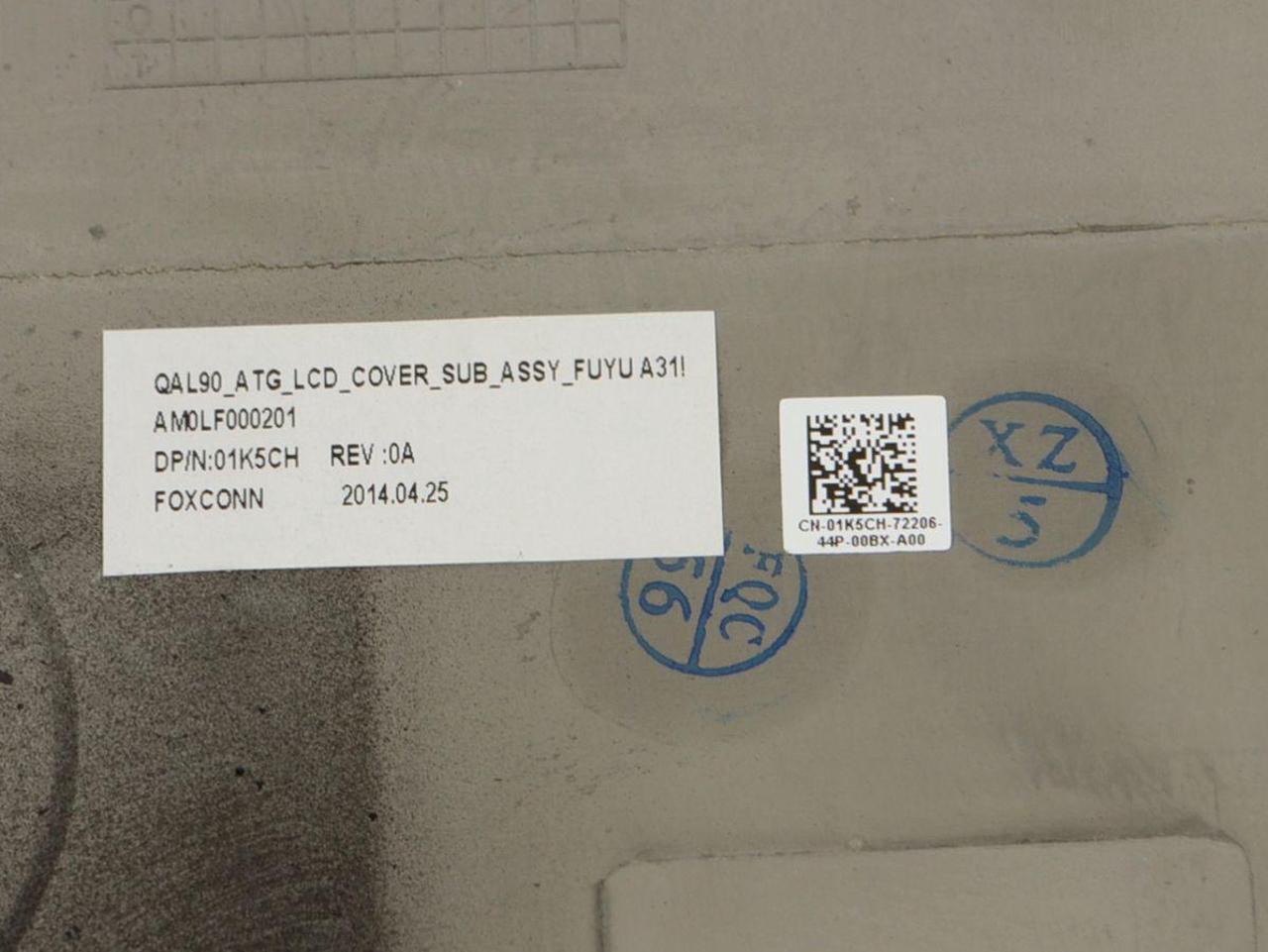 Alt view image 5 of 5 - Dell OEM Latitude E6430 ATG 14" Rugged LCD Back Top Cover LCD Back Cover 6W61R