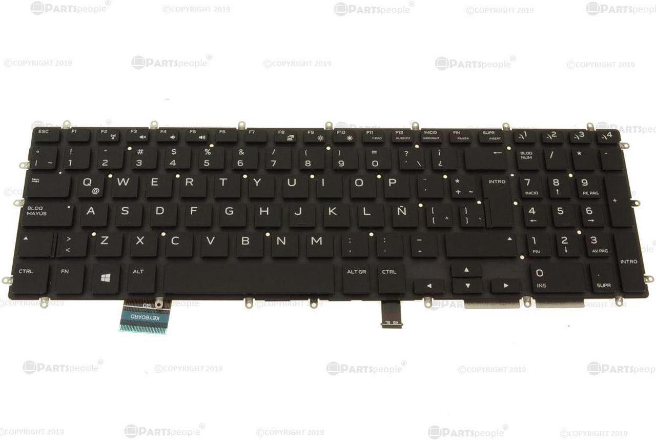 Main image of New SPANISH OEM Alienware m17 m15 Backlit Laptop Keyboard Assembly  YD1G4