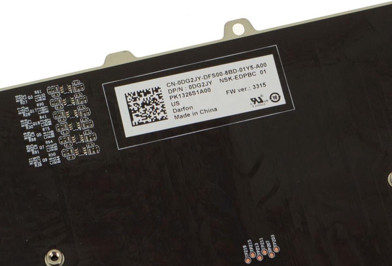 Alt view image 9 of 9 - New OEM Alienware 15 R4 RGB Backlit Laptop Keyboard Assembly RGB DG2JY