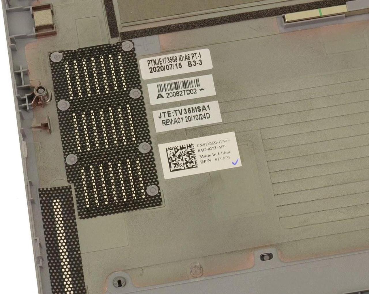 Alt view image 3 of 3 - Dell OEM Latitude 5300 2-in-1 Chromebook Bottom Base Cover Assembly TV36M