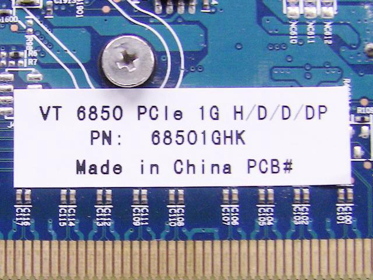 Alt view image 3 of 3 - Dell OEM VisionTek Radeon HD 6850 1GB GDDR5 Desktop Video Card 9XD38 69R5D