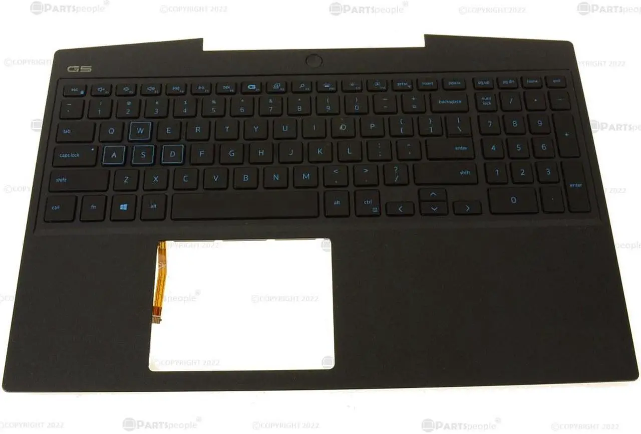 Main image of New Dell OEM G Series G5 5500 Palmrest Backlit Keyboard Assembly -PG3 Cell 59XHJ
