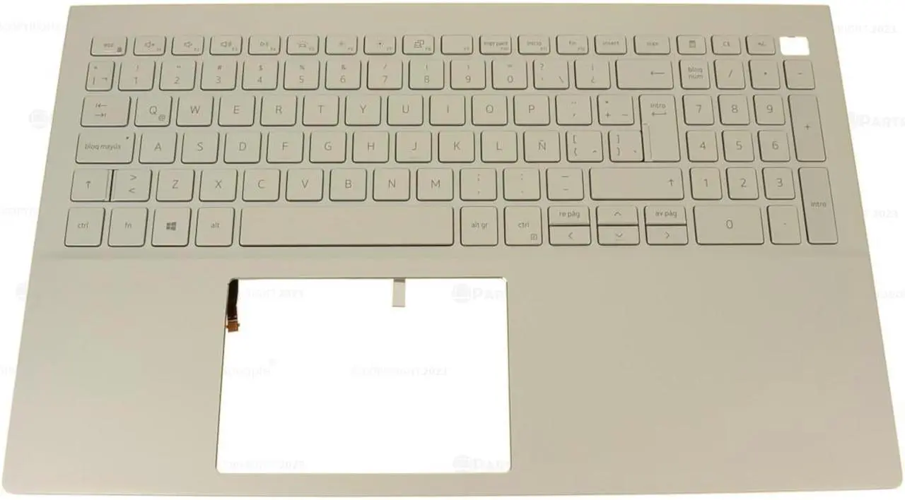 Main image of New SPANISH Dell OEM Inspiron 5505 Palmrest Backlit Keyboard Assembly TTGCH