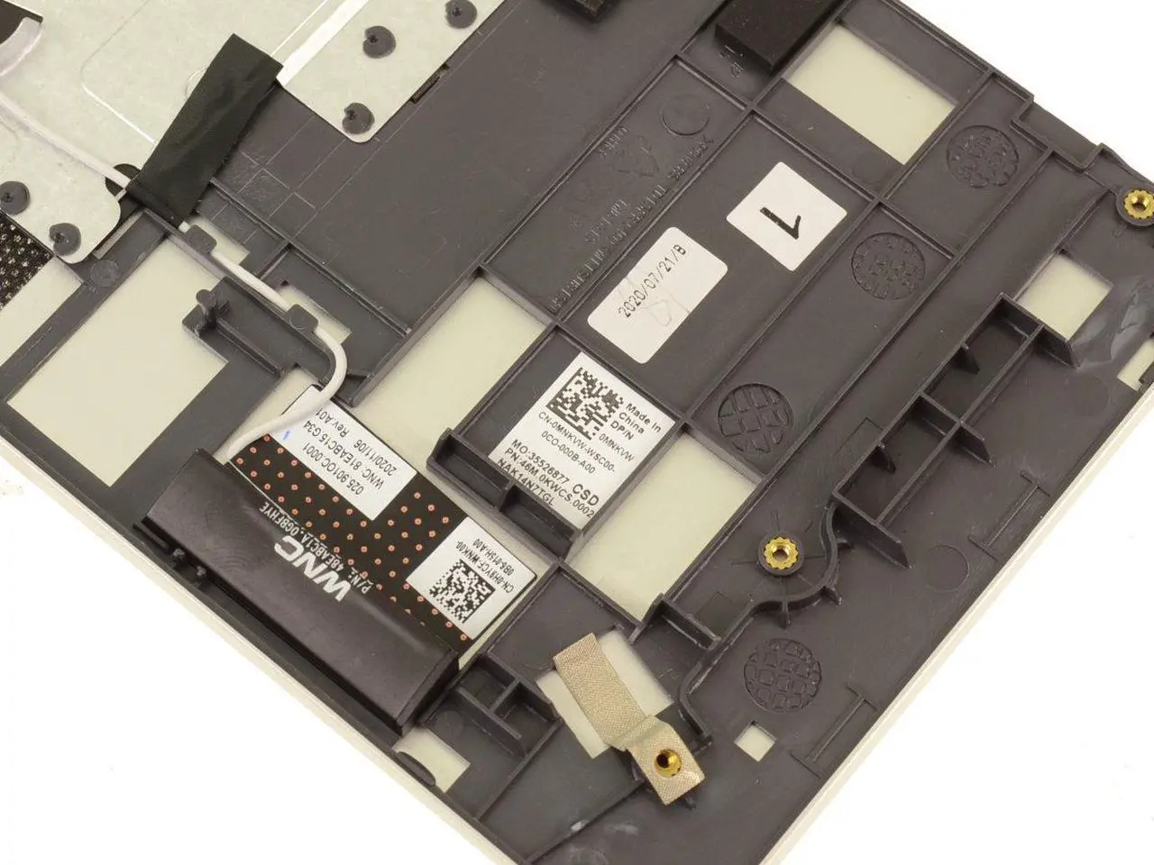 Alt view image 3 of 7 - Dell OEM Inspiron 7400 Backlit Keyboard Palmrest Assembly Laptop Keyboard MNKVW