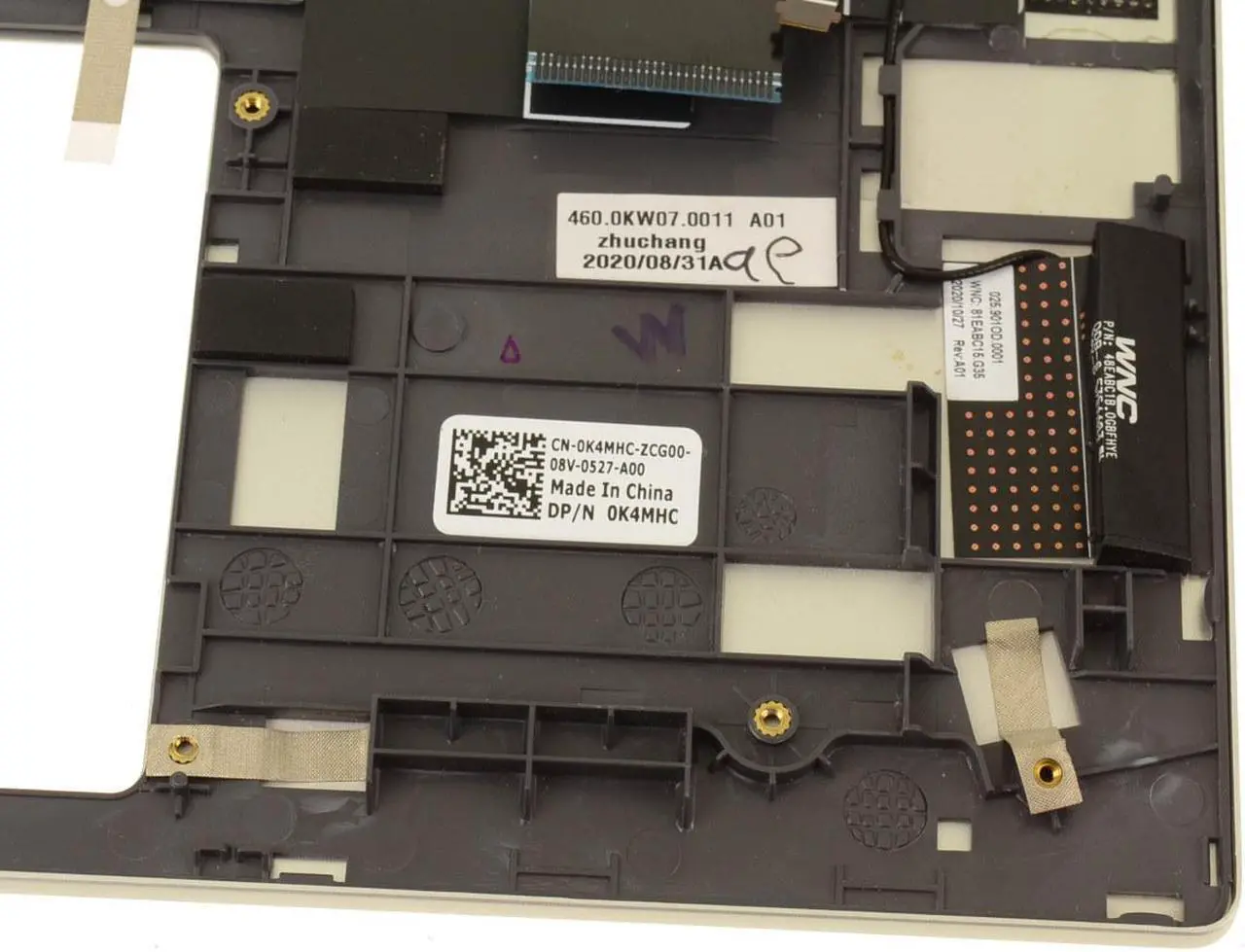 Alt view image 4 of 7 - Dell OEM Inspiron 7400 Backlit Keyboard Palmrest Assembly Laptop Keyboard MNKVW