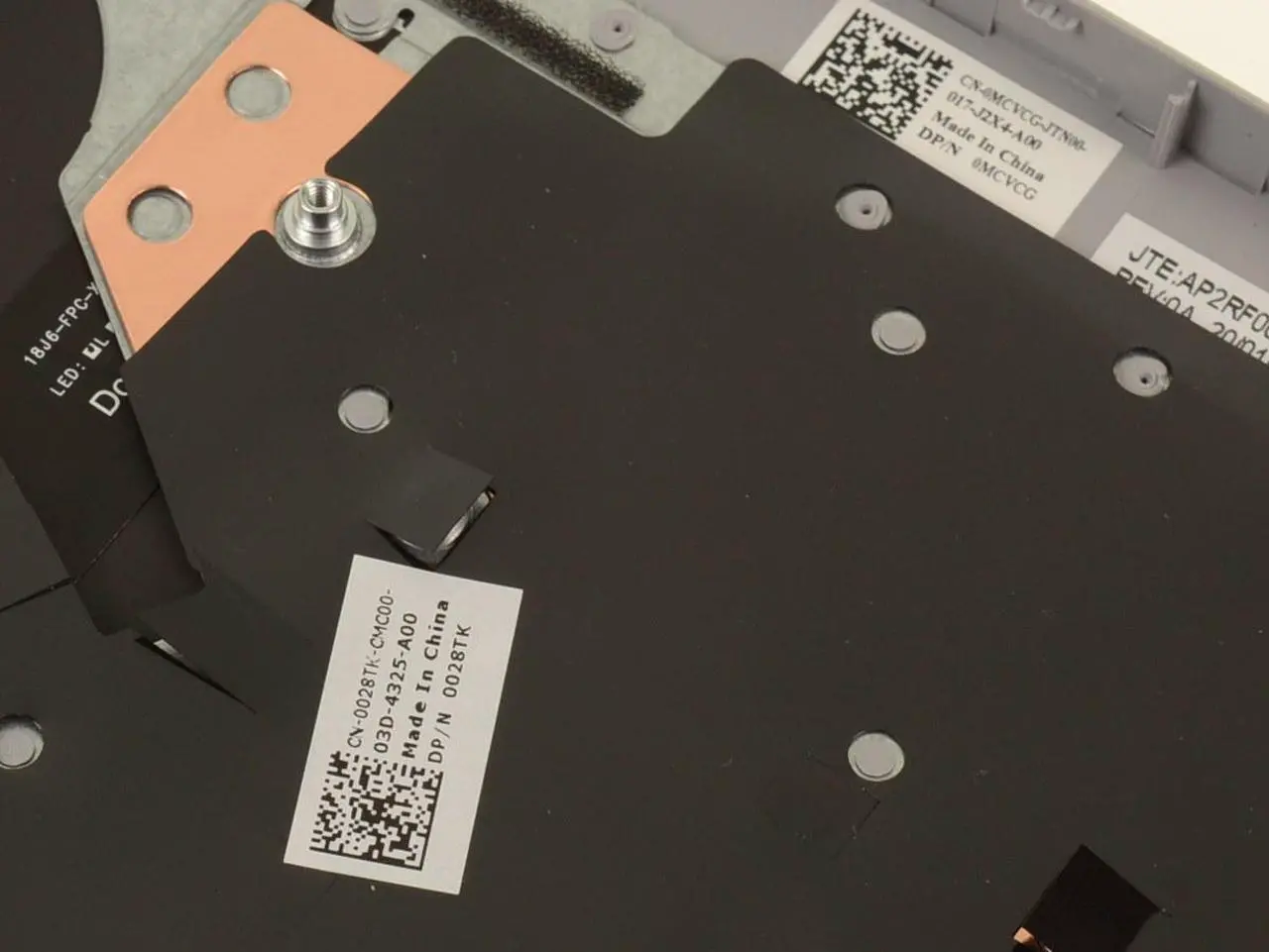 Alt view image 3 of 5 - US INTL Dell OEM Inspiron 5493 5494 Laptop Palmrest Laptop Keyboard 028TK