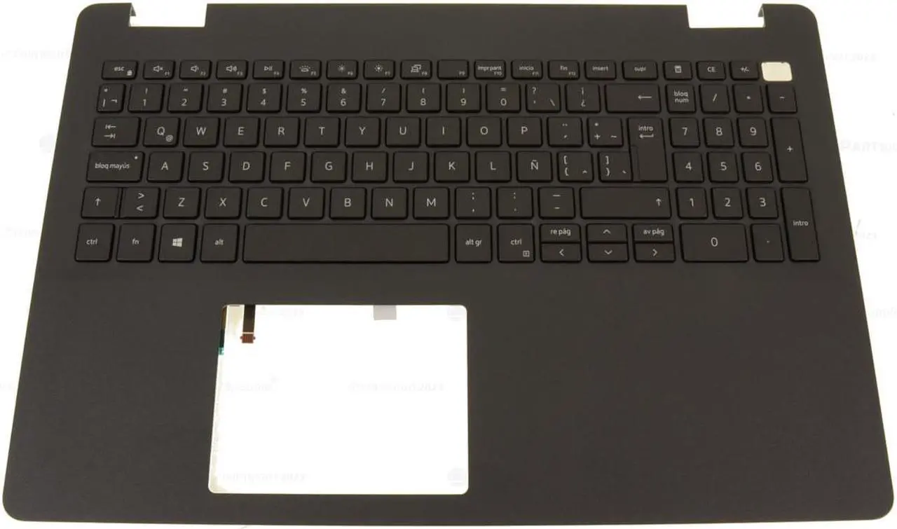 Main image of Spanish Dell OEM Inspiron 3501 3505 Palmrest Backlit Laptop Keyboard 0YPX4