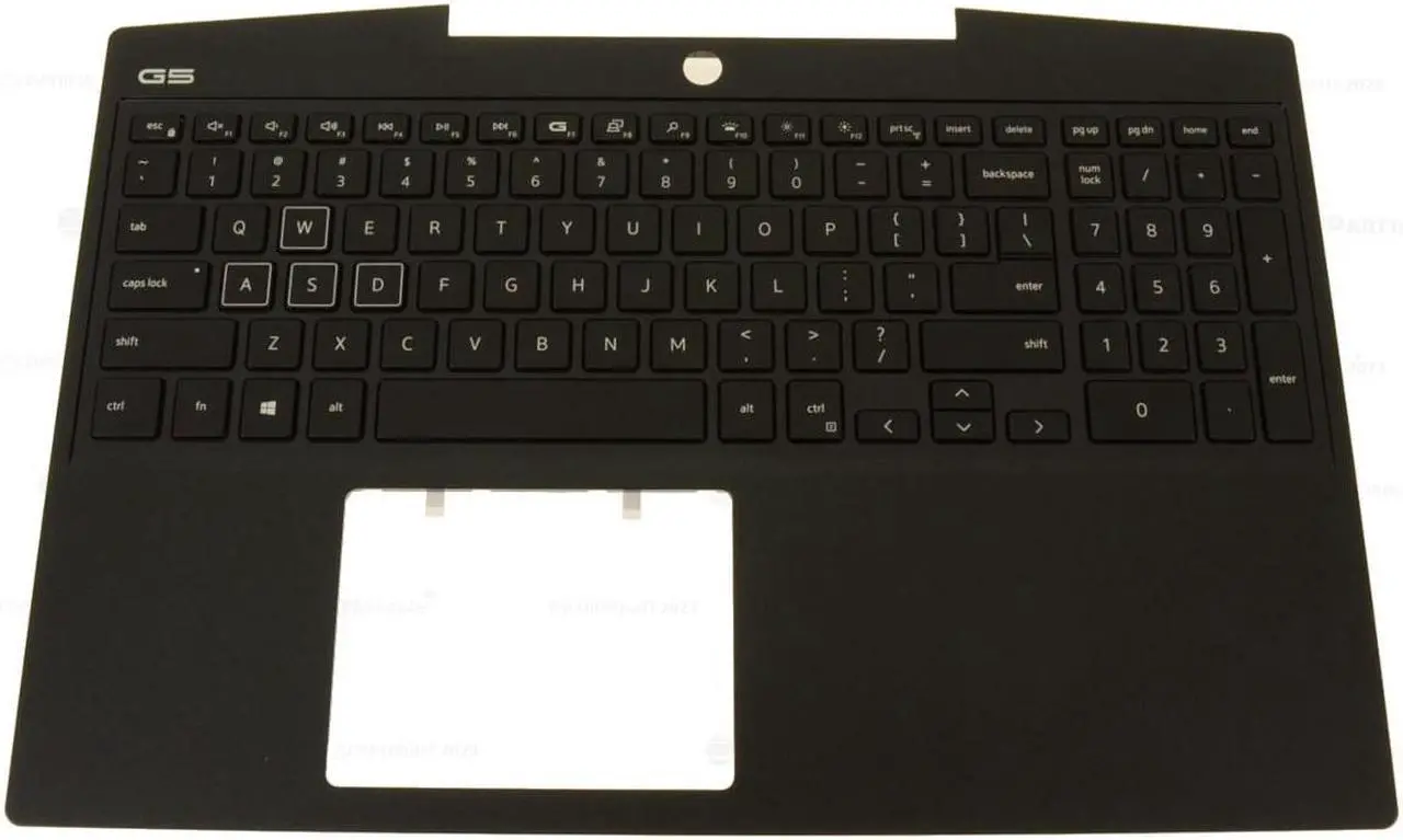 Main image of Dell OEM G Series G5 5500 Palmrest Keyboard Assembly RGB Laptop Keyboard WCVNN