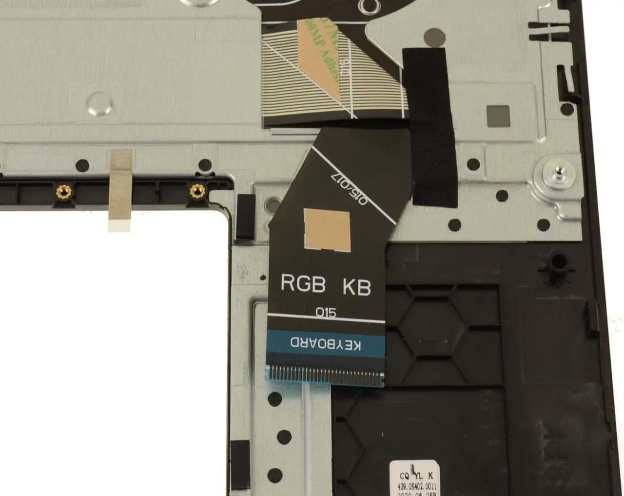 Alt view image 5 of 6 - Dell OEM G Series G5 5500 Palmrest Keyboard Assembly RGB Laptop Keyboard WCVNN