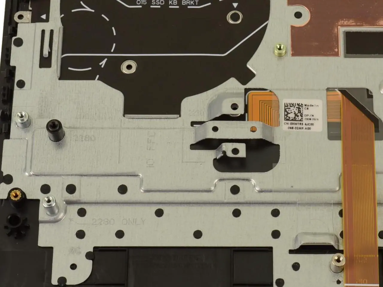 Alt view image 4 of 6 - Dell OEM G Series G5 5500 Palmrest Keyboard Assembly RGB Laptop Keyboard WCVNN