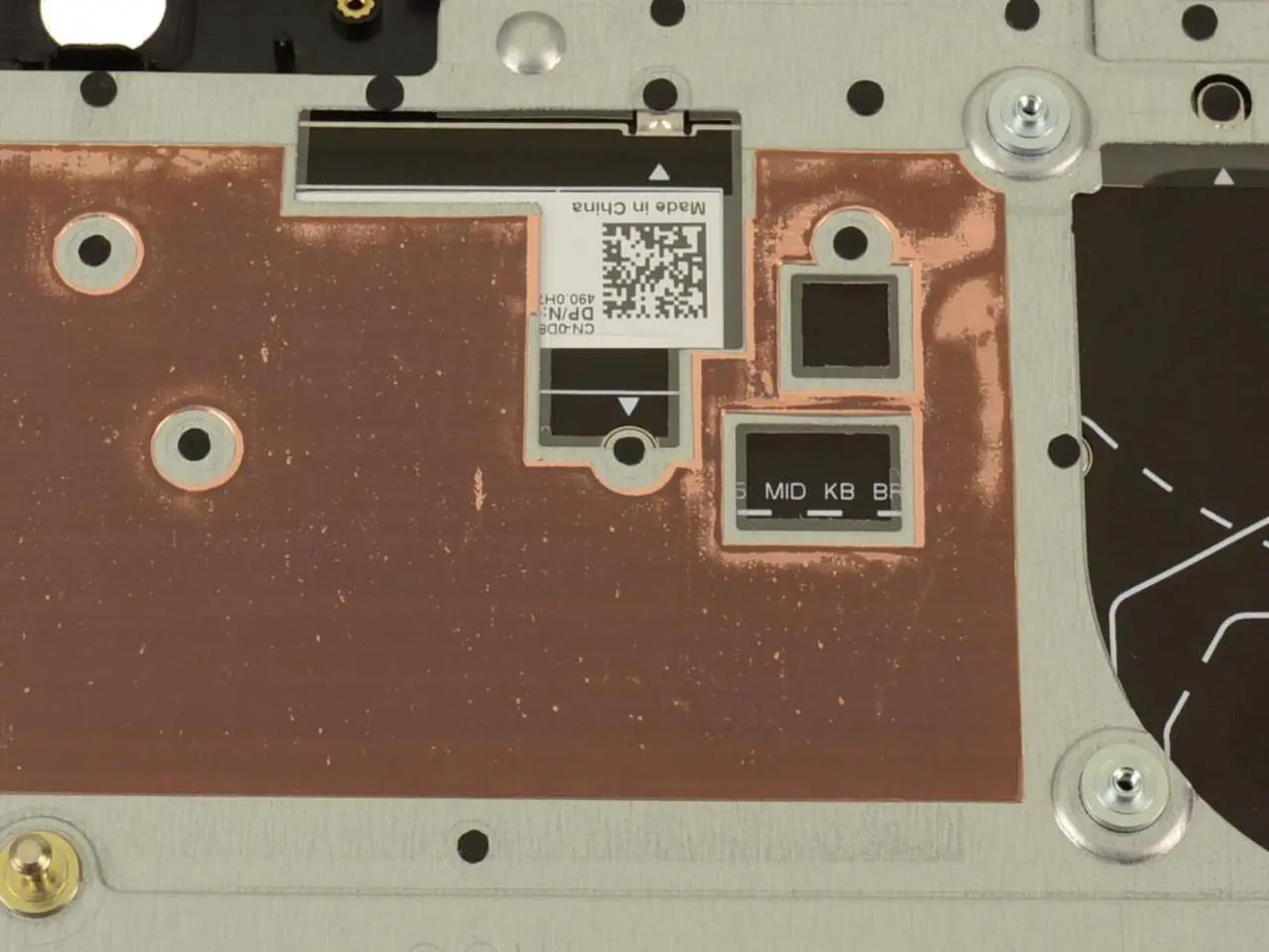 Alt view image 6 of 6 - Dell OEM G Series G5 5500 Palmrest Keyboard Assembly RGB Laptop Keyboard WCVNN