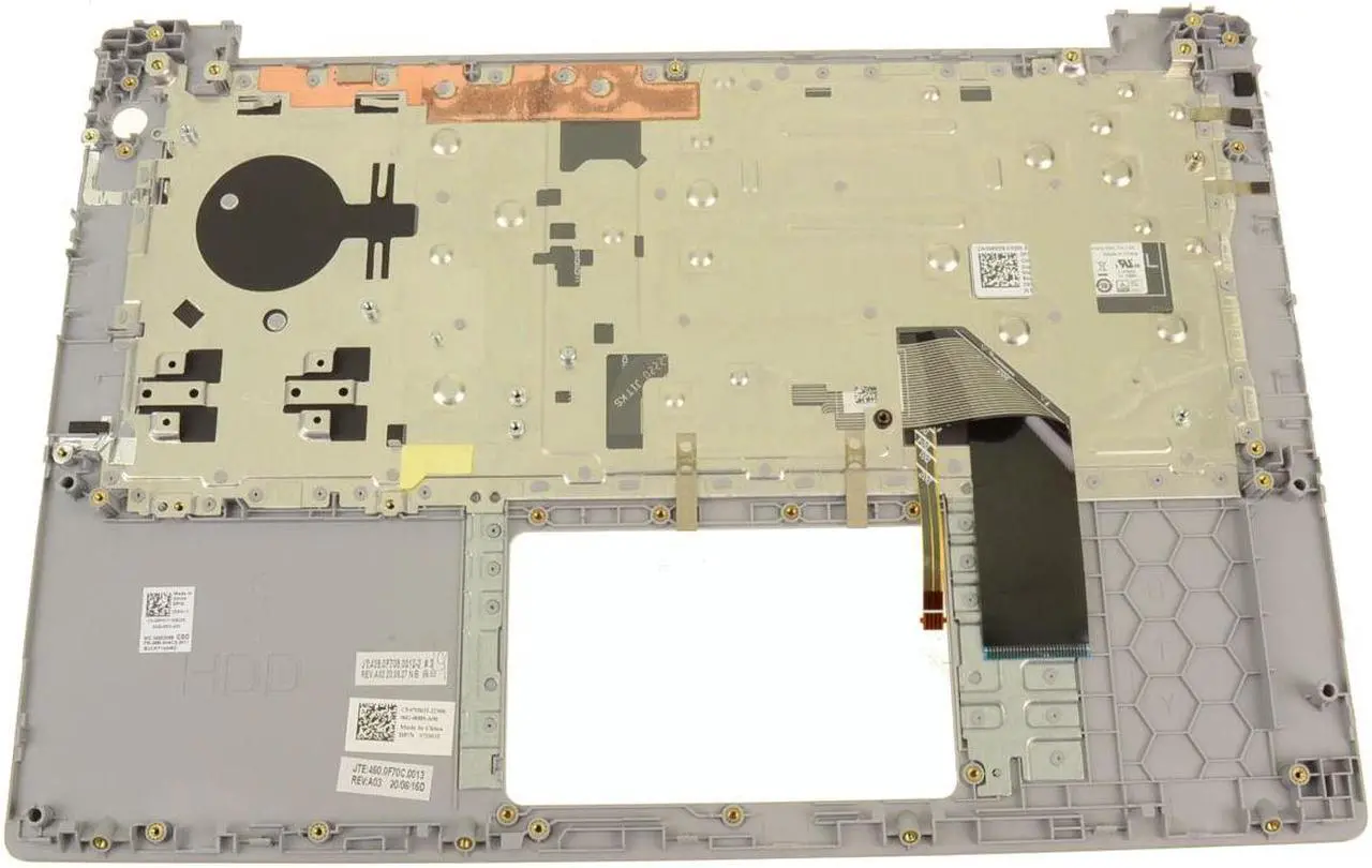 Alt view image 2 of 5 - Dell OEM Inspiron 5485 Laptop Backlit Keyboard Palmrest Laptop Keyboard 5RNVY