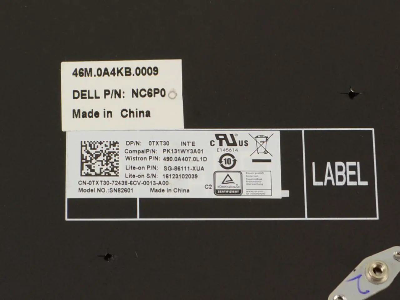 Alt view image 3 of 3 - US Intl Dell OEM Chromebook 13 3380 Chromebook 11 3180 Laptop Keyboard TXT30