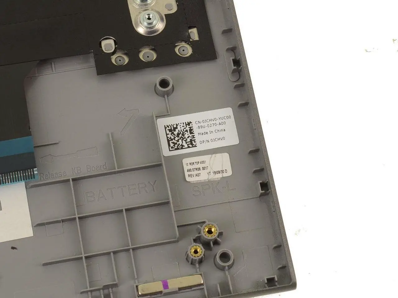 Alt view image 4 of 6 - Spanish Dell OEM Inspiron 5379 2-in-1 Palmrest Keyboard Laptop Keyboard KM043