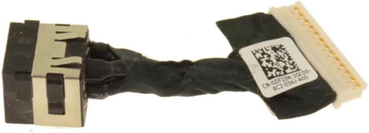 Alt view image 3 of 4 - OEM Alienware Area-51m DC Power Input Jack Plug  Cable DF23M