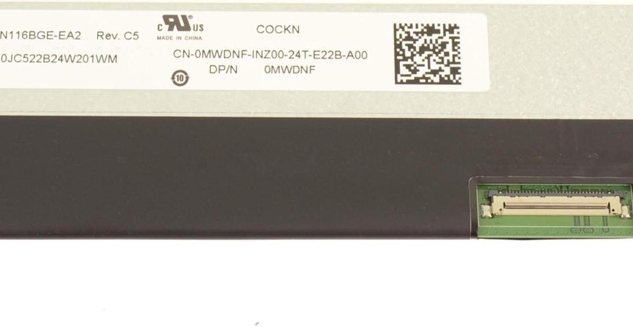 Alt view image 3 of 4 - Dell OEM Latitude 3140 Chromebook 3110 Laptop 11.6" WXGAHD LCD LCD Screen MWDNF