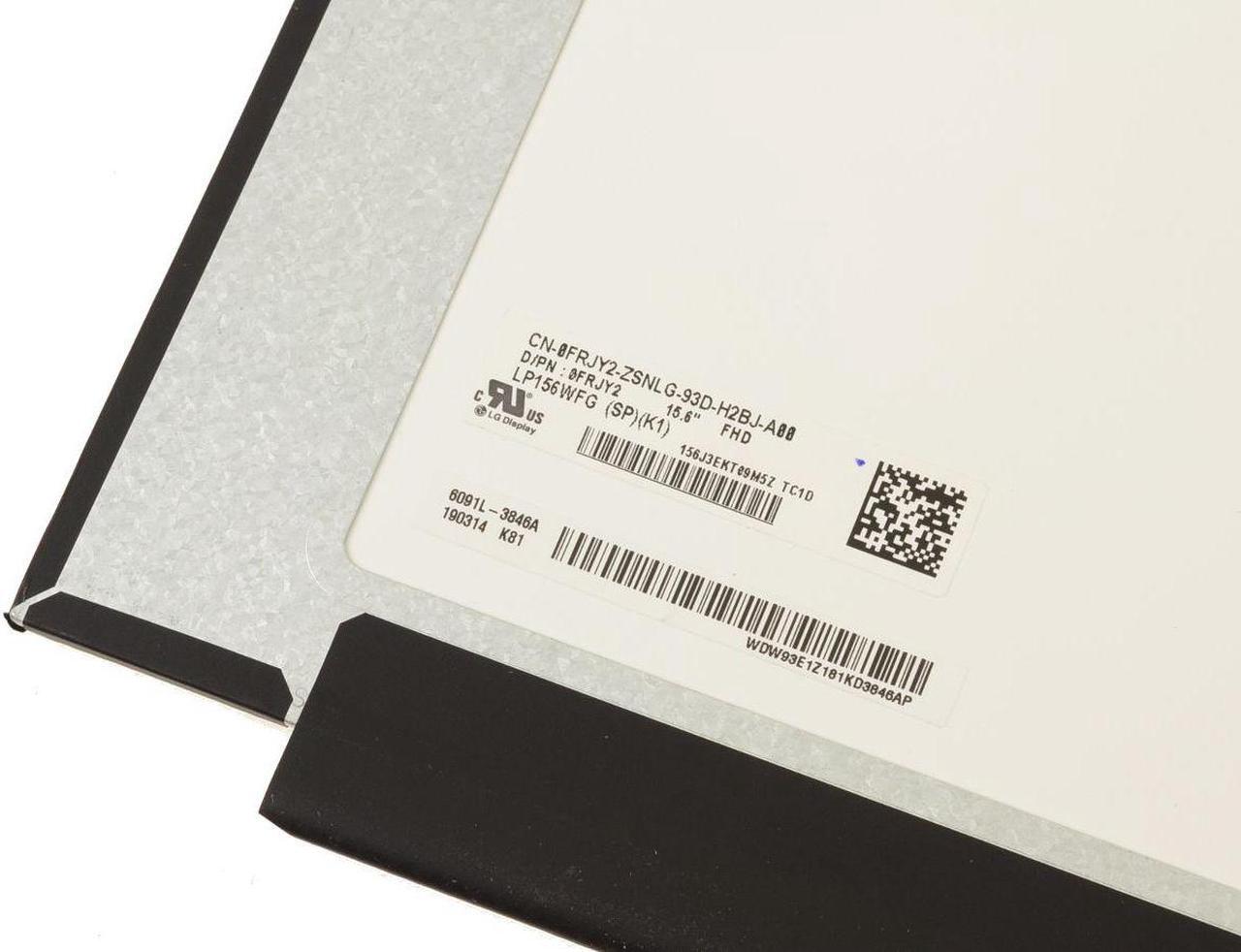 Alt view image 3 of 4 - Dell OEM G Series G5 5590 G7 7590 Alienware m15 15.6 FHD LCD LCD Screen FRJY2
