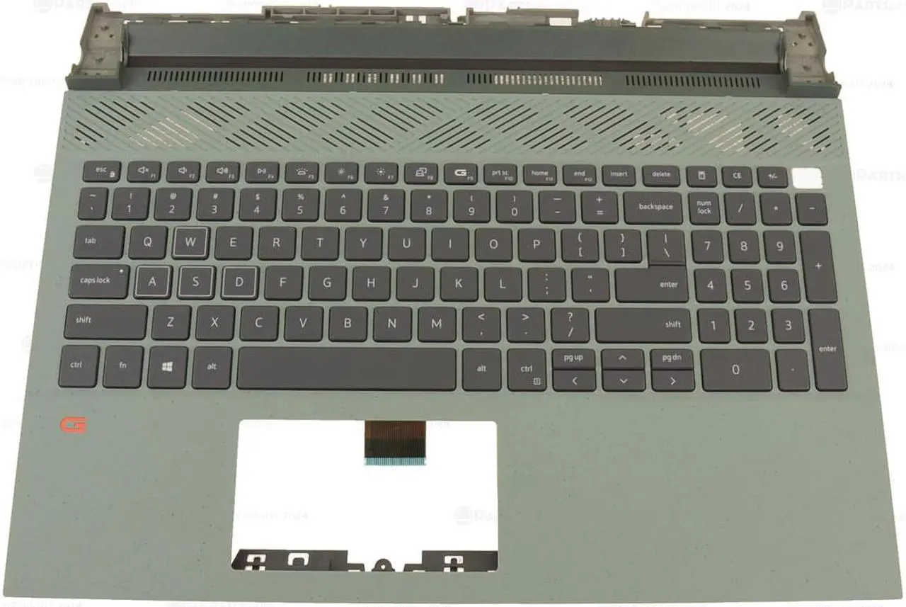 Main image of Dell OEM G Series G15 5520 5521 5525 Palmrest Backlit Laptop Keyboard VGKD4