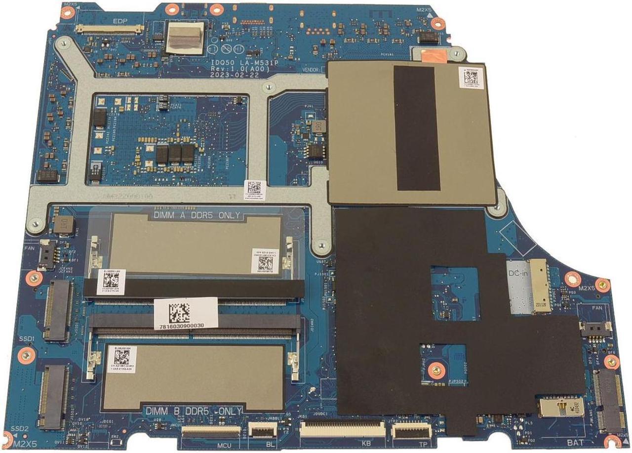 Alt view image 3 of 5 - Dell 8WTHD Laptop Motherboard for G15 5530 - Intel Core i7-13650HX (13th Gen) - 2.60 GHz - Nvidia GeForce RTX 4050 6GB GDDR6 - DDR6 Compatible