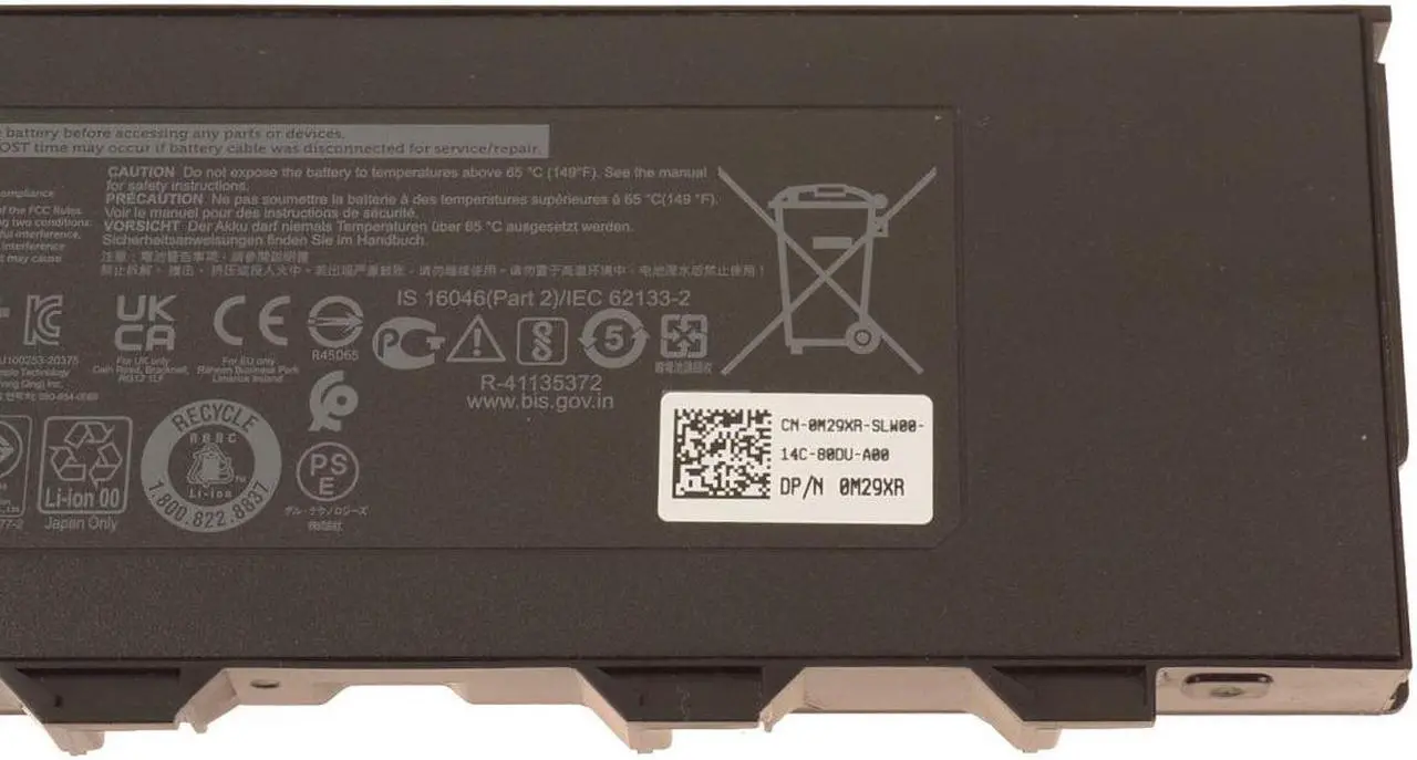 Alt view image 3 of 5 - New Dell OEM Latitude Rugged 7214 4-cell 56Wh OEM Original Laptop Battery V23NY