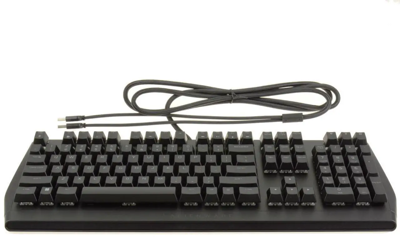 Alt view image 14 of 18 - Alienware Low-Profile RGB Gaming Keyboard AW410K: Alienfx Per Key RGB LED - Cherry MX Brown Switches