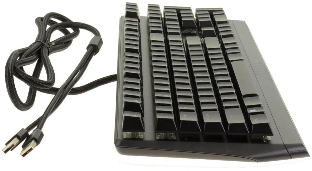 Alt view image 16 of 18 - Alienware Low-Profile RGB Gaming Keyboard AW410K: Alienfx Per Key RGB LED - Cherry MX Brown Switches