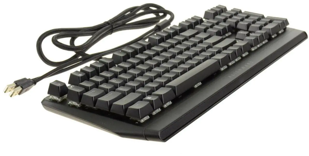 Alt view image 17 of 18 - Alienware Low-Profile RGB Gaming Keyboard AW410K: Alienfx Per Key RGB LED - Cherry MX Brown Switches