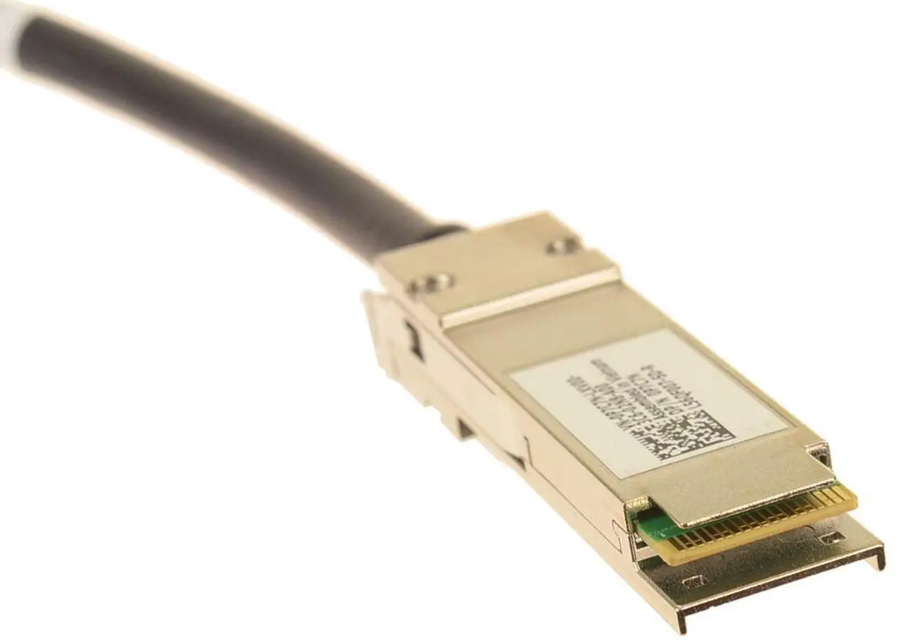 Alt view image 7 of 8 - Dell P7C7N 0P7C7N Dell QSFP28 to QSFP28 DAC Extension Cable - 100 GB/s - 3.28 Feet - Black
