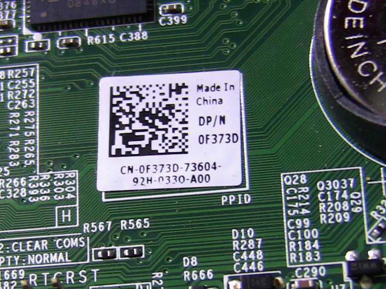 Alt view image 6 of 11 - Dell F373D F373D Desktop Motherboard - Intel Chipset - Socket T LGA-775 - SFF