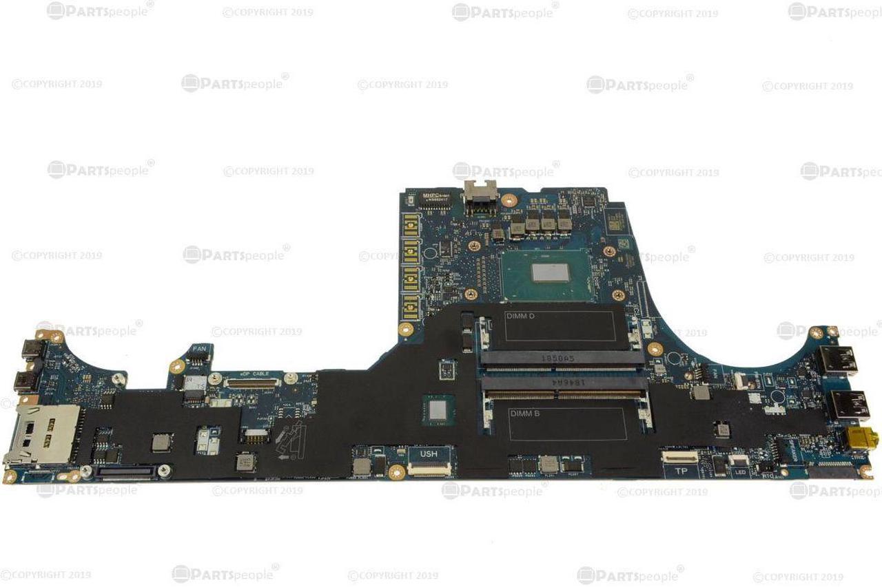 Main image of Dell Y0MPW DAP10 LA-F591P Laptop Motherboard for Precision 7530 Mobile Workstation - Intel Core i7-8850H - Integrated Graphics - DDR4