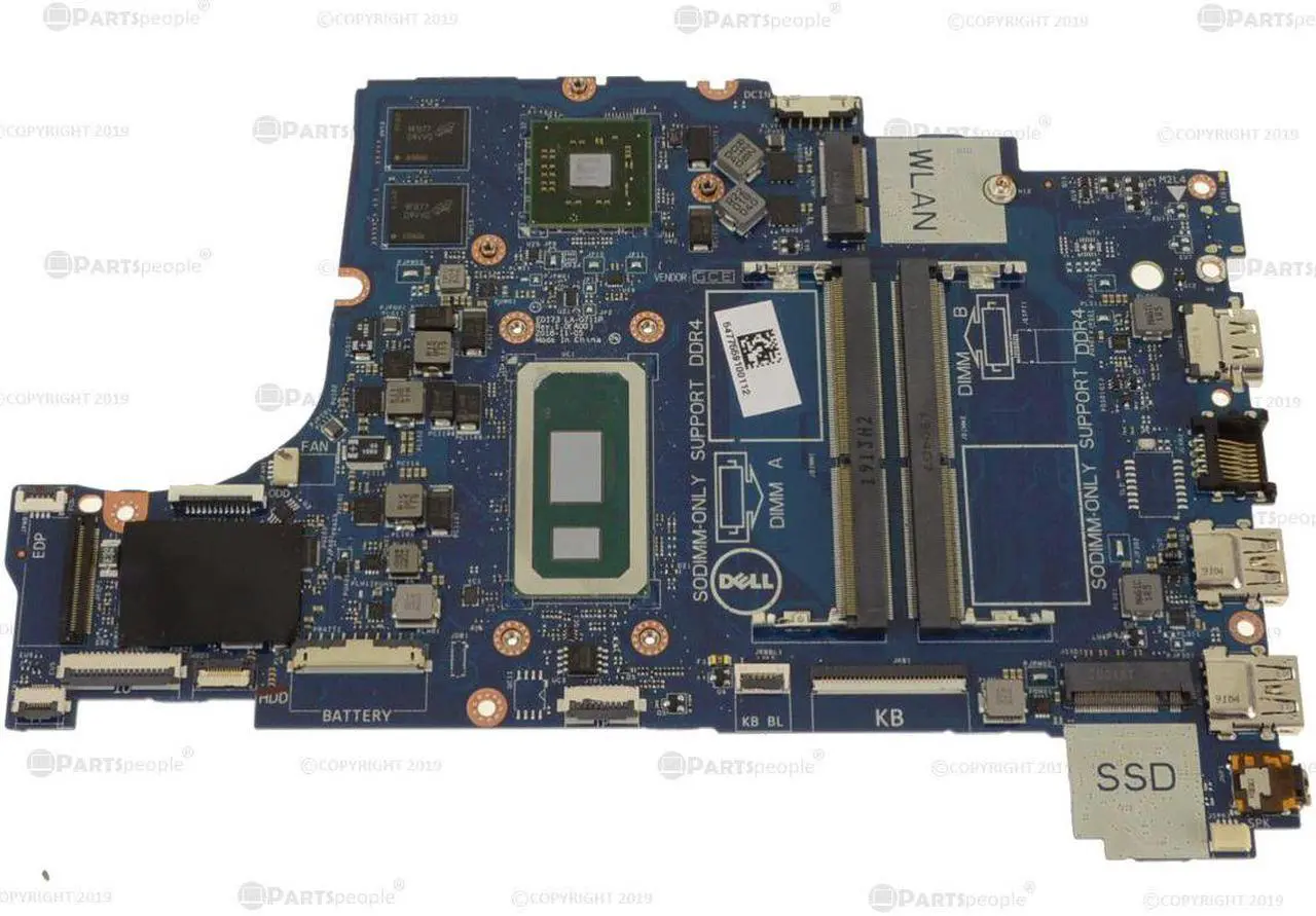 Main image of Dell OEM Inspiron 3780 Motherboard System Board Core i7 Motherboard WTTRR