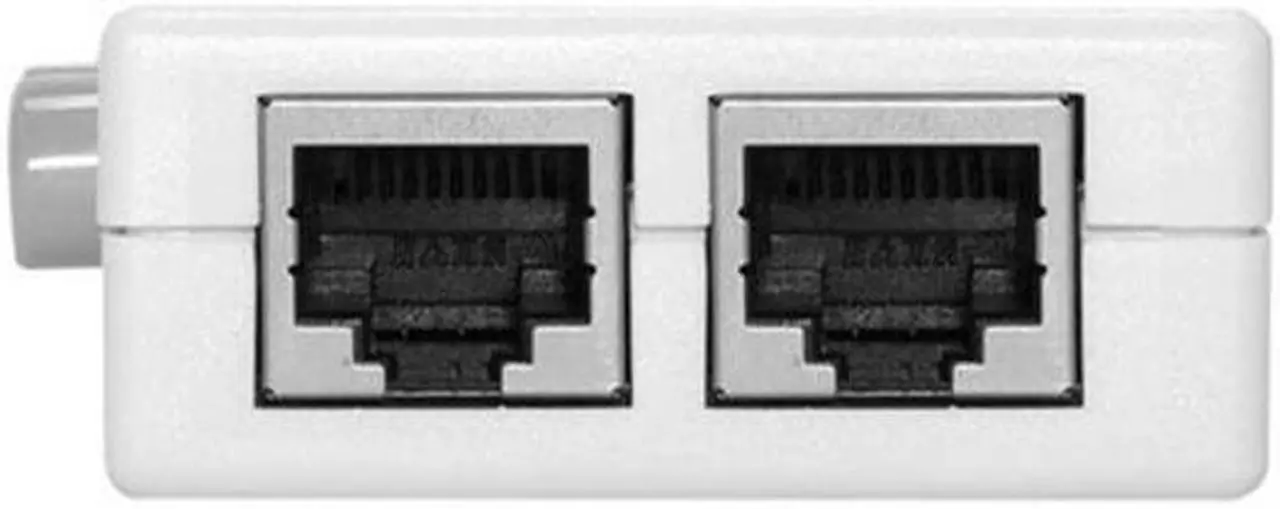 Alt view image 3 of 5 - KAIBOXIXI UTP STP 2 in 1 out 2 Ports RJ45 LAN CAT Network Switch Selector Internal External Networking Switcher Splitter Box