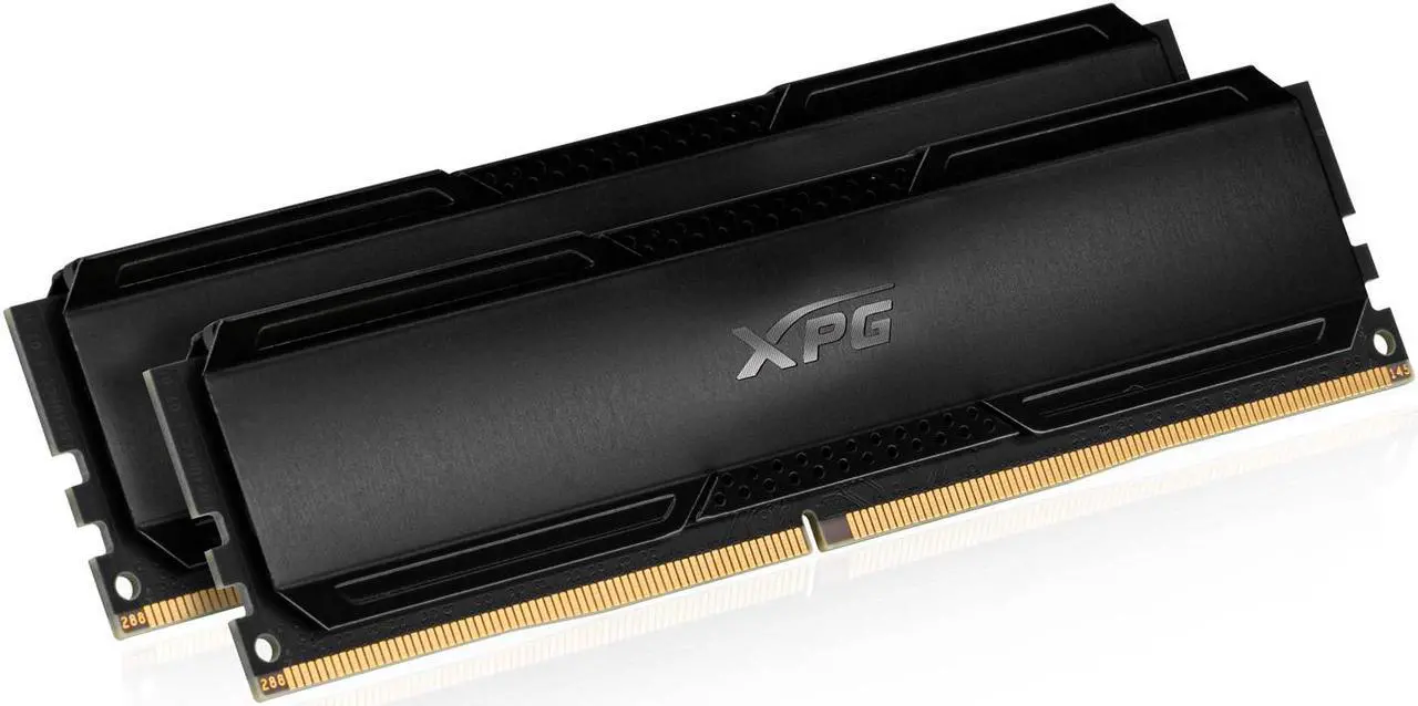 Alt view image 4 of 9 - XPG GAMMIX D20 Desktop Memory: 32GB (2x16GB) DDR4 3200MHz CL16 Black