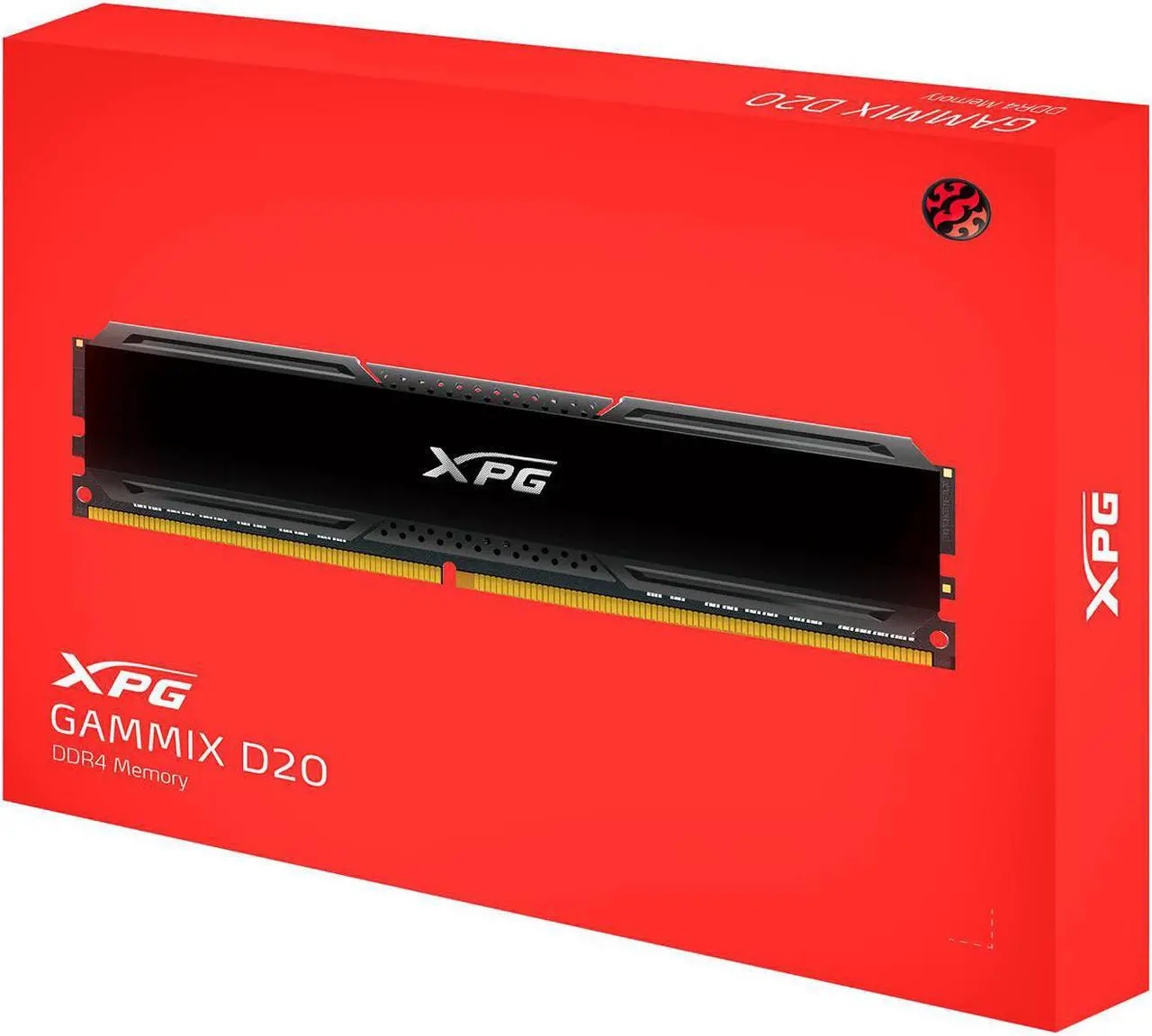 Alt view image 7 of 9 - XPG GAMMIX D20 Desktop Memory: 32GB (2x16GB) DDR4 3200MHz CL16 Black