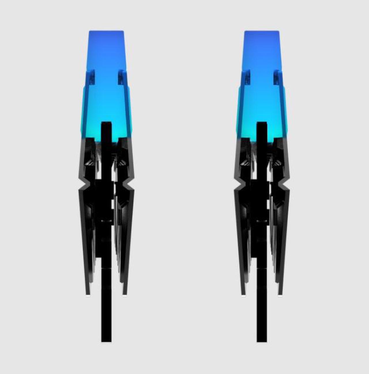 Alt view image 5 of 14 - XPG SPECTRIX D41 RGB Desktop Memory: 16GB (2x8GB) DDR4 3200MHz CL16 Tungsten Grey