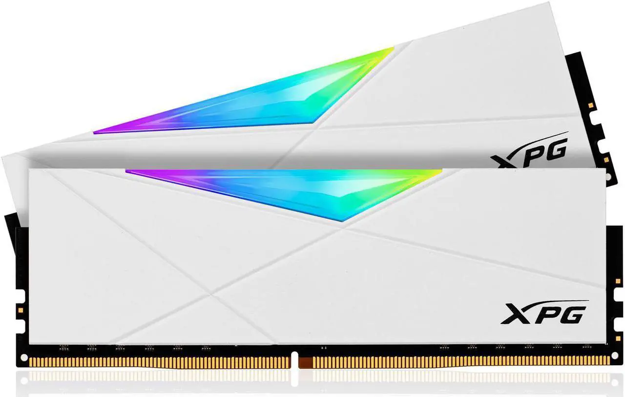 Alt view image 12 of 17 - XPG SPECTRIX D50 RGB Desktop Memory: 16GB (2x8GB) DDR4 3200MHz CL16 White