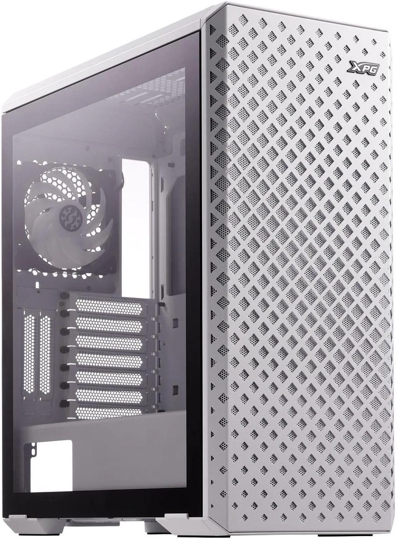 Alt view image 2 of 7 - XPG DEFENDER PRO White ATX Mid Tower Chassis-DEFENDER PRO-WHCWW