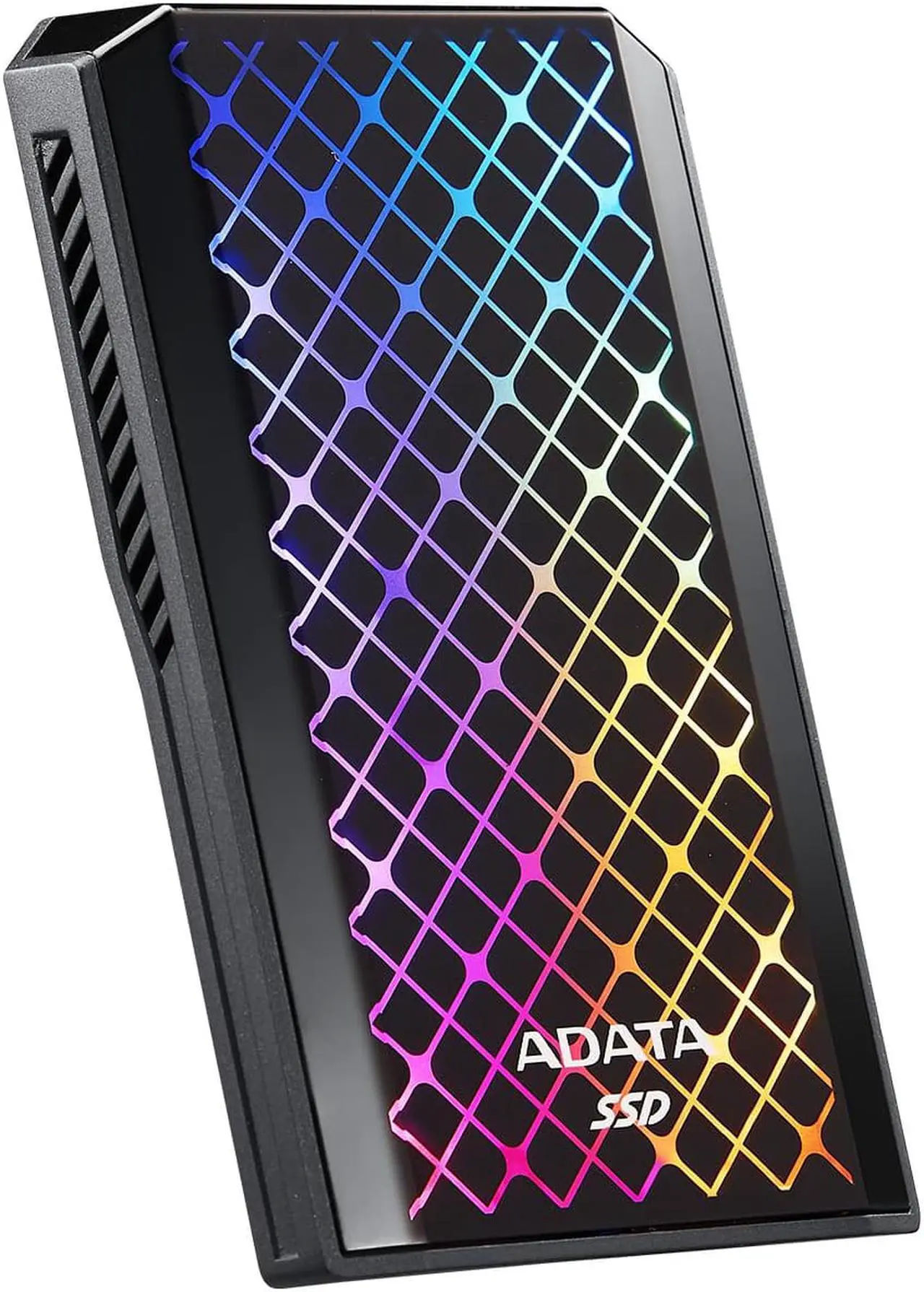 Alt view image 9 of 20 - ADATA RGB SE900 512GB USB3.2 Gen2x2 Type-C Super Fast Transfer up to 2000/MB/s Gaming and Personal External SSD (ASE900G-512GU32G2-CBK)