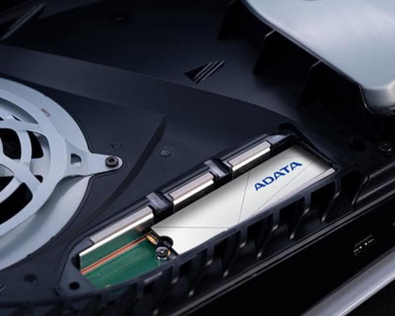 Alt view image 2 of 9 - ADATA PREMIUM SSD FOR PS5 1TB PCIe Gen4 x4 M.2 2280 Internal Solid State Drive | White SSD | Ideal for Gaming | PS5 Compatible - Innogrit IG5236 | Up to 7400MBps - 1PK