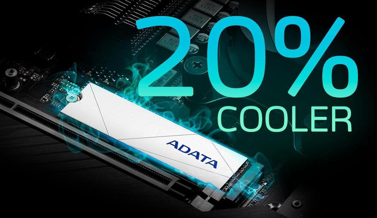 Alt view image 6 of 9 - ADATA PREMIUM SSD FOR PS5 1TB PCIe Gen4 x4 M.2 2280 Internal Solid State Drive | White SSD | Ideal for Gaming | PS5 Compatible - Innogrit IG5236 | Up to 7400MBps - 1PK