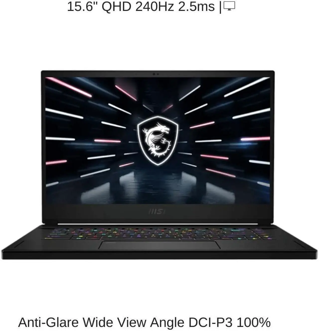 Alt view image 6 of 7 - HIDevolution MSI Stealth GS66 12UGS 15.6" QHD 240Hz, 1.8 GHz i9-12900H, RTX 3070 Ti, 32 GB 4800MHz RAM, 8 TB PCIe SSD, Windows 11 Pro