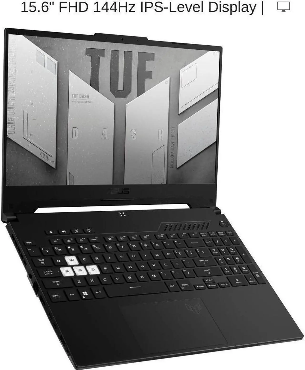 Alt view image 6 of 7 - ASUS TUF Dash F15 FX517ZR 15.6" FHD 144Hz, 1.7 GHz i7-12650H, RTX 3070, 32 GB 4800MHz RAM, 1 TB PCIe SSD