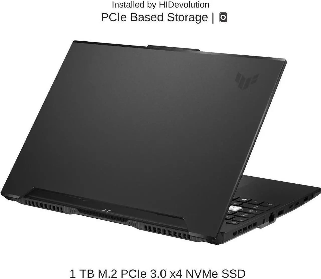 Alt view image 5 of 7 - ASUS TUF Dash F15 FX517ZR 15.6" FHD 144Hz, 1.7 GHz i7-12650H, RTX 3070, 32 GB 4800MHz RAM, 1 TB PCIe SSD