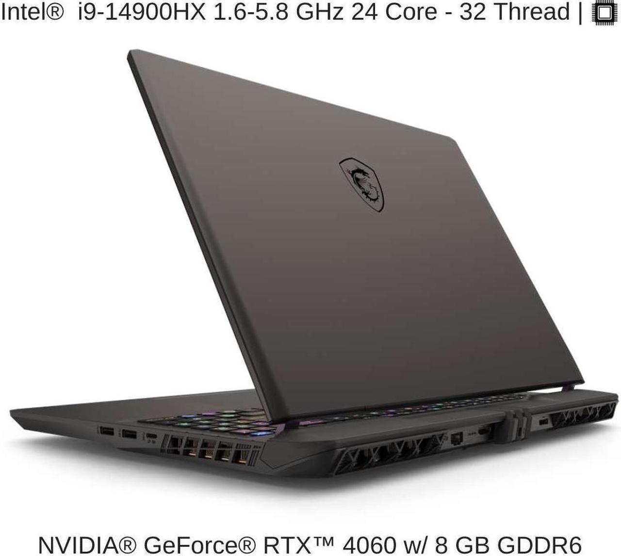 Alt view image 3 of 7 - [2024] HIDevolution MSI Vector 16 HX A14VFG 16" QHD+ 240Hz, 1.6 GHz i9-14900HX, RTX 4060, 96 GB DDR5 RAM, 1 TB PCIe SSD, Windows 11 Pro