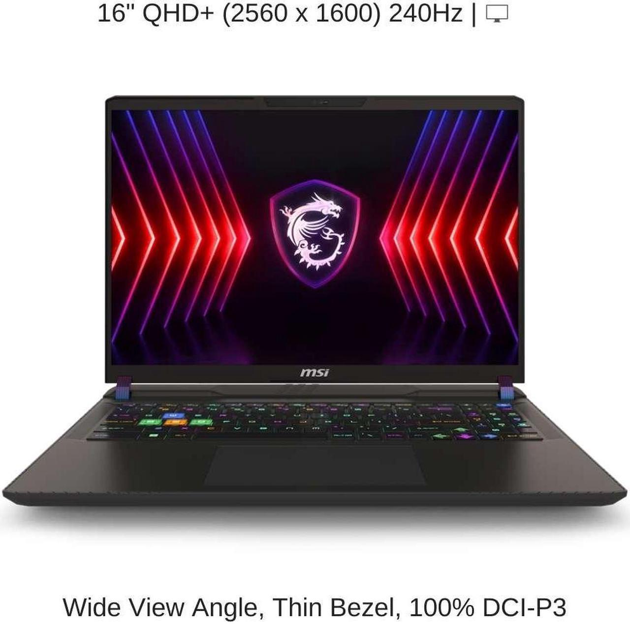 Alt view image 6 of 7 - [2024] HIDevolution MSI Vector 16 HX A14VFG 16" QHD+ 240Hz, 1.6 GHz i9-14900HX, RTX 4060, 96 GB DDR5 RAM, 1 TB PCIe SSD, Windows 11 Pro