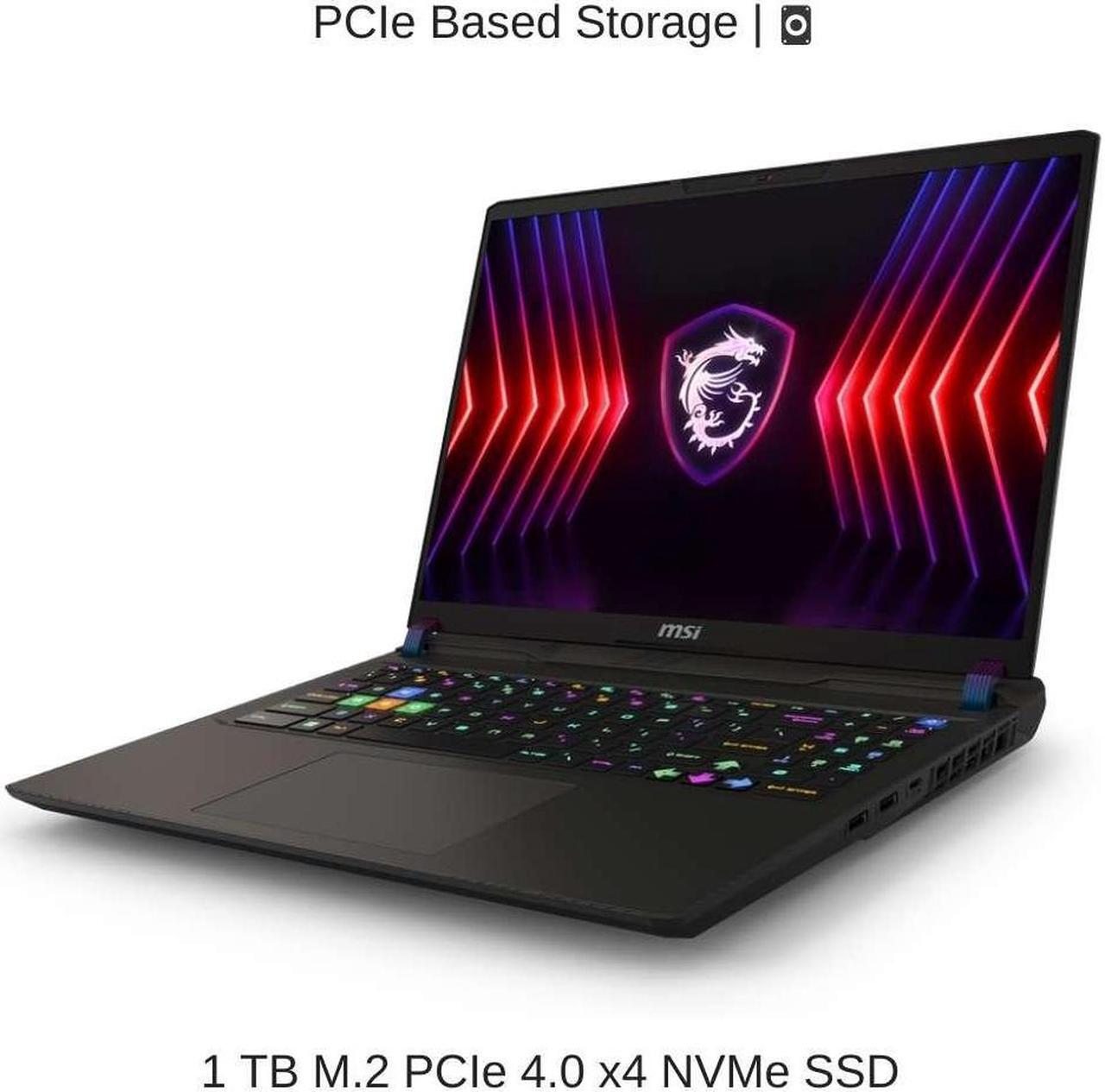 Alt view image 5 of 7 - [2024] HIDevolution MSI Vector 16 HX A14VFG 16" QHD+ 240Hz, 1.6 GHz i9-14900HX, RTX 4060, 96 GB DDR5 RAM, 1 TB PCIe SSD, Windows 11 Pro