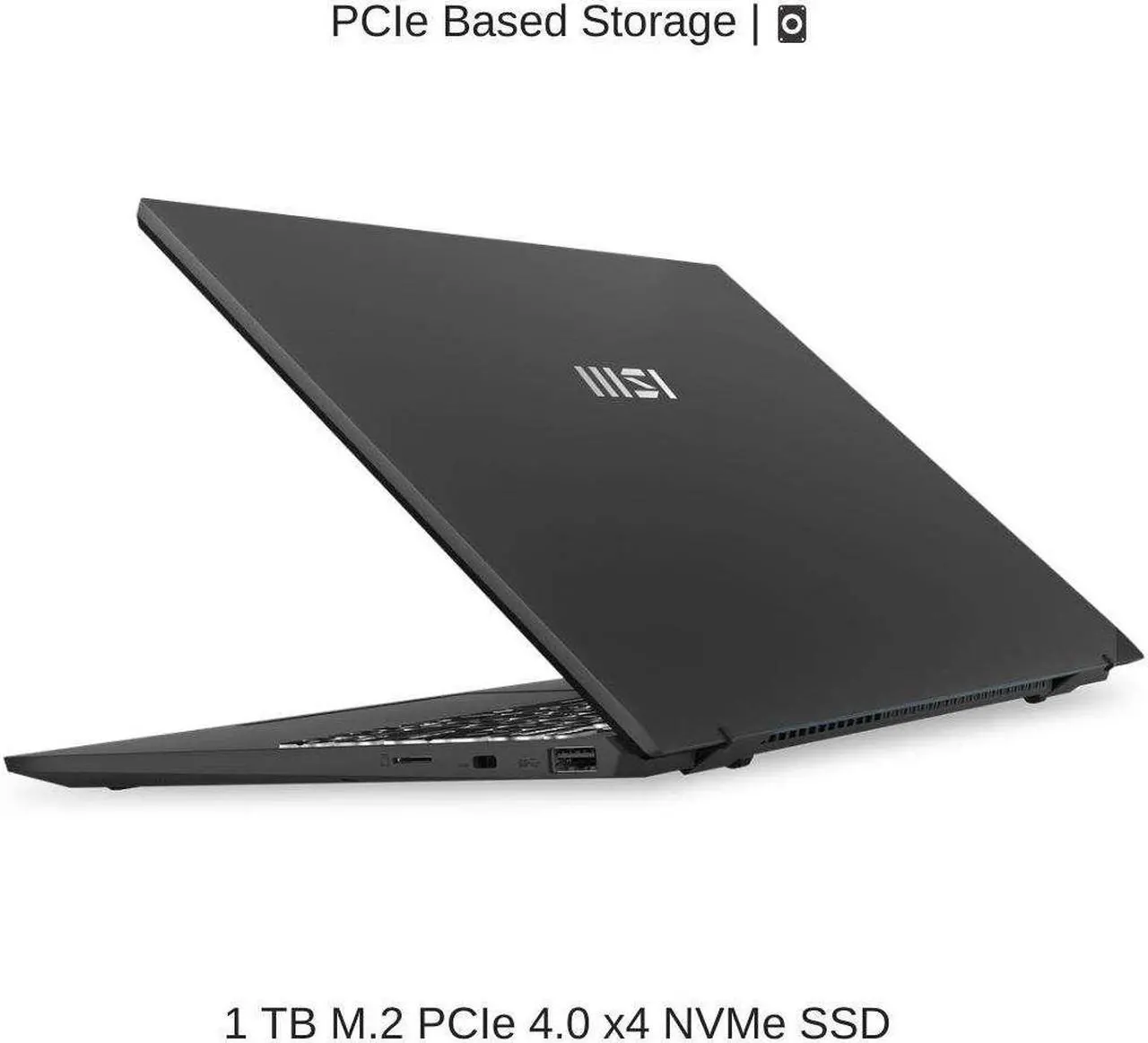 Alt view image 5 of 7 - [2024] HIDevolution MSI Prestige 13 AI Evo A1MG [Stellar Gray] 13.3" QHD+ OLED, 1.4 GHz Ultra 7 - 155H, Intel Arc Graphics, 16 GB LPDDR5 RAM, 1 TB PCIe SSD, Windows 11 Pro