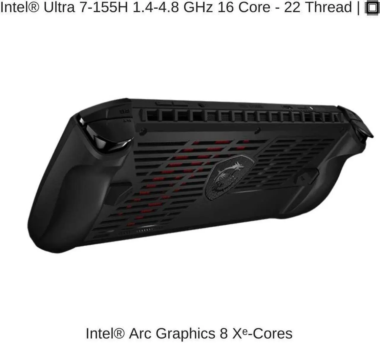 Alt view image 2 of 7 - [2024]  MSI Claw A1M 7" FHD 120Hz, 1.4 GHz Ultra 7-155H, Arc Graphics, 16 GB LPDDR5 RAM, 512 GB PCIe SSD, Windows 11 Home