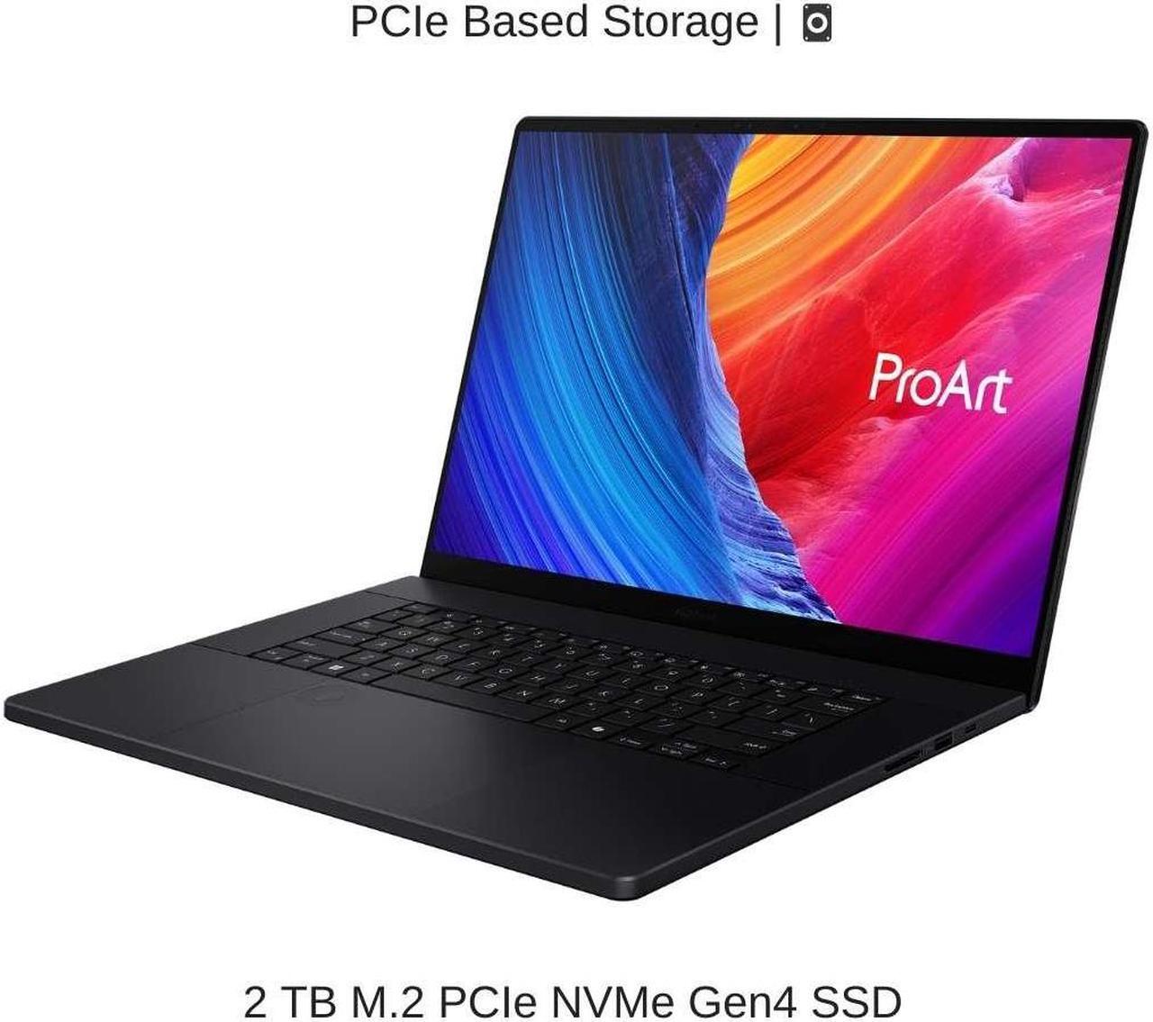 Alt view image 5 of 7 - [2024] HIDevolution ASUS ProArt P16 H7606WI Black 16" 4K OLED Touch, 2.0 GHz Ryzen AI 9 HX 370, RTX 4070, 32 GB LPDDR5X RAM, 2 TB PCIe SSD, Windows 11 Home